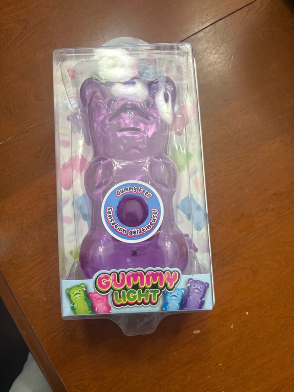 Amazon Purple Gummy Light Plush-Style Sensory Toy